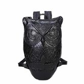 Cool Gothic Owls Rucksack For Ladies - The Black Ravens