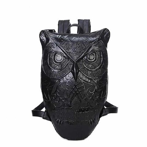 Cool Gothic Owls Rucksack For Ladies - The Black Ravens