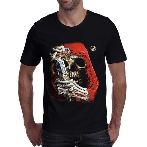 Cool Killer Hooded Skull Top - The Black Ravens