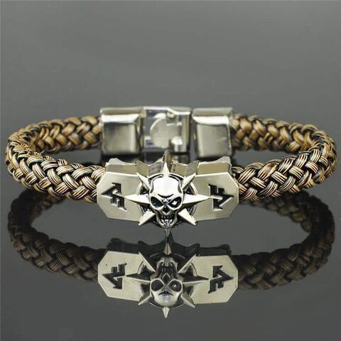 Cool Rocker Guys Skeleton Head Jewelry - The Black Ravens