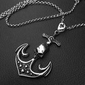 Cool Stainless Steel Gothic Seaman Pendant Charm - The Black Ravens