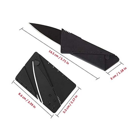 Credit Card Knife - The Black Ravens