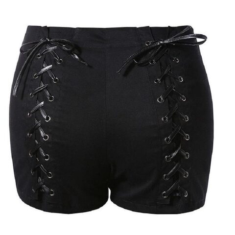 Criss Cross Bottom Hotpants - The Black Ravens