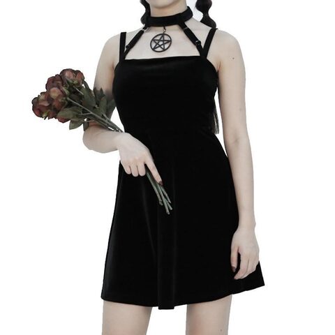 Cute Gothic Sexy Mini Dress - The Black Ravens