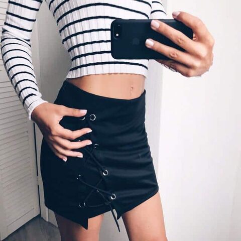 Cute Lace Skirts For Women - The Black Ravens