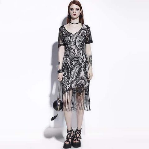 Cute Long Spiritual Floral Dresses For Women - The Black Ravens