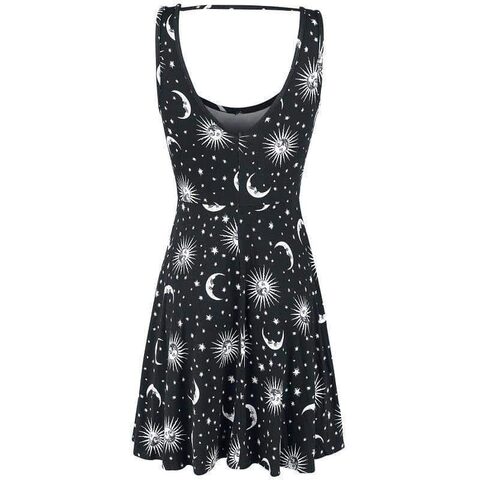 Cute Rocker Solar Sky Dresses - The Black Ravens