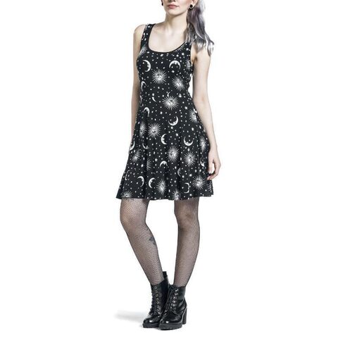 Cute Rocker Solar Sky Dresses - The Black Ravens