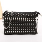 Cute Zipper Alternative Spike Handbag - The Black Ravens