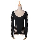 Dark Black Gothic Snake Scale Design Tee - The Black Ravens