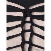 Dark Black Gothic Snake Scale Design Tee - The Black Ravens