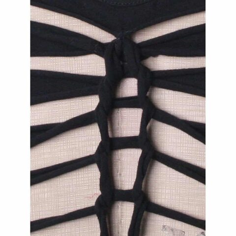 Dark Black Gothic Snake Scale Design Tee - The Black Ravens