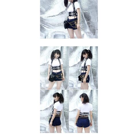 Double Belt Ladies' Garter - The Black Ravens