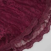 Elegant Retro Style Burgundy Dress - The Black Ravens