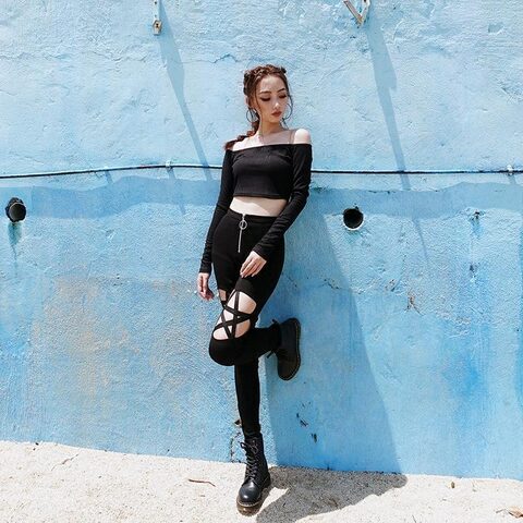 Five-Pointed Star Women's Trousers - The Black Ravens