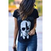 Girls Short Sleeve Rotting Lagerfeld Tee - The Black Ravens