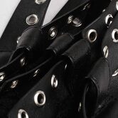 Gothic Black Asymmetrical Maxi Dress For Women - The Black Ravens