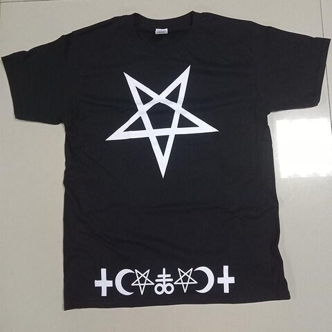 Gothic Cool Design Pentagram Tee - The Black Ravens