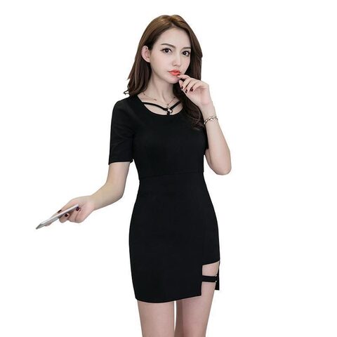 Gothic Girls Sexy Thigh Mini Dress - The Black Ravens