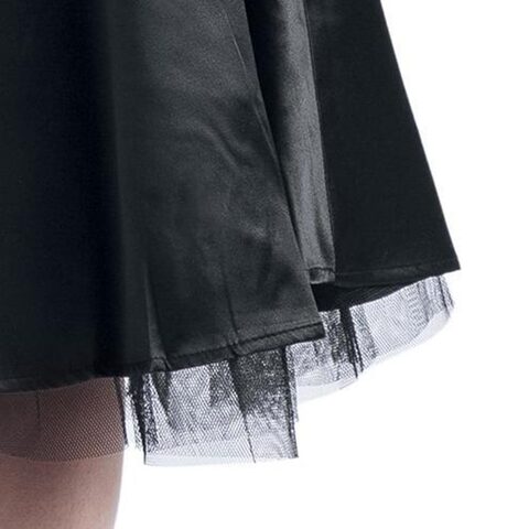 Gothic Halter Bowknot Party Dress - The Black Ravens