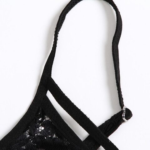 Gothic Lace Bra Set For Women - The Black Ravens