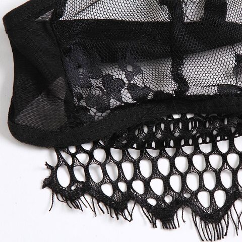 Gothic Lace Bra Set For Women - The Black Ravens