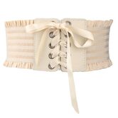 Gothic Lace Up Elastic Cummerbund - The Black Ravens