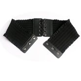 Gothic Lace Up Elastic Cummerbund - The Black Ravens
