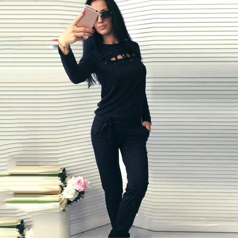 Gothic Ladies' Tracksuit Set - The Black Ravens