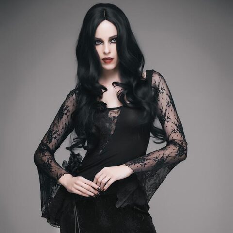 Gothic Women Lace Top - The Black Ravens
