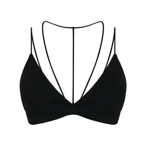 Hot and Sexy Black Halter Straps Lingerie Bra - The Black Ravens