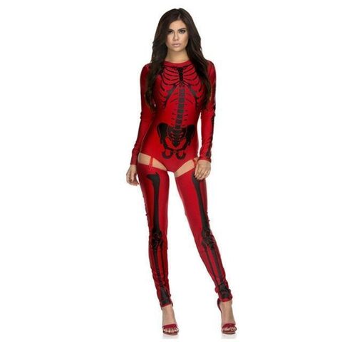 Hot and Sexy Skeleton Top and Pants Set - The Black Ravens