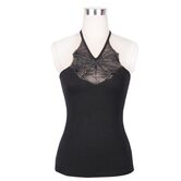 Hot Backless Gothic Halter Top - The Black Ravens