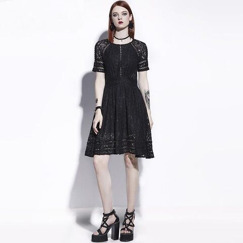 Hot Dark Lacey Dresses For Women - The Black Ravens