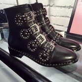 Hot Women's Kickass Real Leather Shoes - The Black Ravens