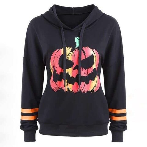 Jack-o-lantern Ladies' Hoodie - The Black Ravens