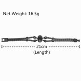 Killer Creepy Genuine Cowhide Skeleton Bracelets For Guys - The Black Ravens