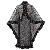 Lace and Leather Women's Cloak - The Black Ravens