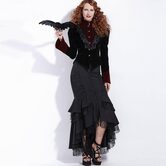 Lacey Fishtail Vintage Gothic Skirts - The Black Ravens