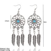 Ladies Beautiful Native American Spiritual Earring - The Black Ravens