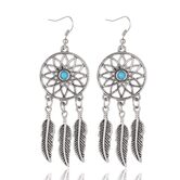 Ladies Beautiful Native American Spiritual Earring - The Black Ravens