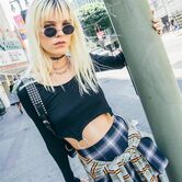 Ladies' Black Casual Rings Shirt - The Black Ravens