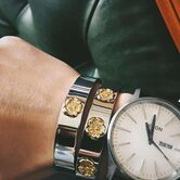 Ladies Cute Gold-Plated Flowery Bracelets - The Black Ravens