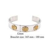 Ladies Cute Gold-Plated Flowery Bracelets - The Black Ravens