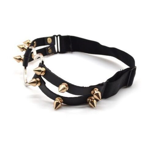 Ladies Hot Spikey Legs Strap - The Black Ravens