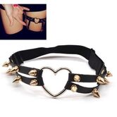 Ladies Hot Spikey Legs Strap - The Black Ravens