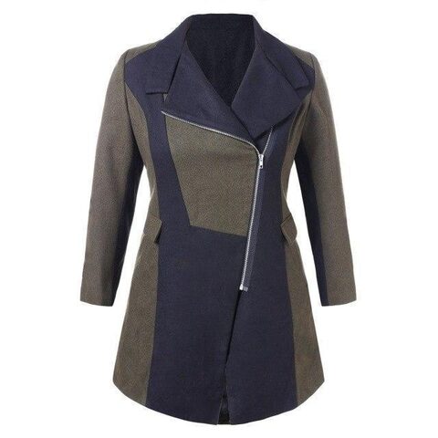 Large Size Women's Sexy Trench Coat - The Black Ravens