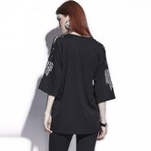 Long Alternative Hollow Out Tees For Ladies - The Black Ravens