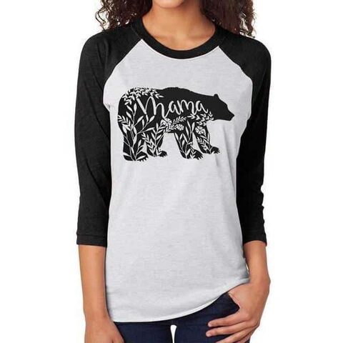 Mama Bear Simple Women's Tee - The Black Ravens