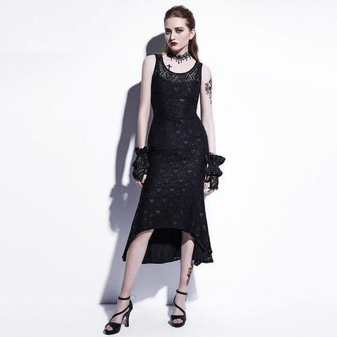 Maxi Mermaid Sexy Asymmetrical Dress - The Black Ravens